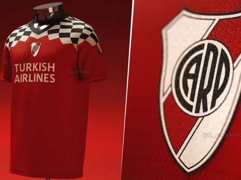 Es por acá, River: el fantasy de una vieja camiseta que es viral en Twitter