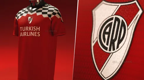 Es por acá, River: el fantasy de una vieja camiseta que es viral en Twitter