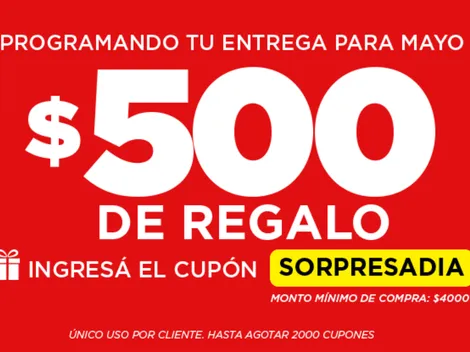 500 pesos de regalo en Supermercado Día: últimos 3 días para obtenerlos