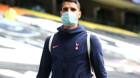 Lamela pegó la vuelta de visita a la Argentina
