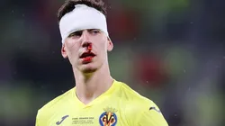 Foyth ensangrentado luego del golpe con Pogba