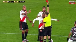 Le movió la pelota y Maidana explotó en River: lo echaron con roja directa