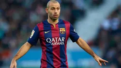 Javier Mascherano en Barcelona.