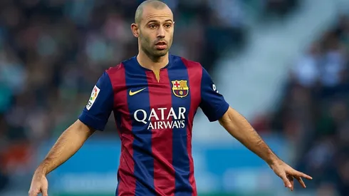 Javier Mascherano en Barcelona.