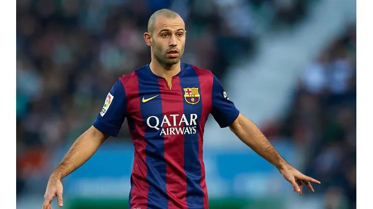 Javier Mascherano en Barcelona.