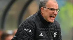 Marcelo Bielsa durante un encuentro de la Premier League.