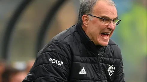 Marcelo Bielsa durante un encuentro de la Premier League.