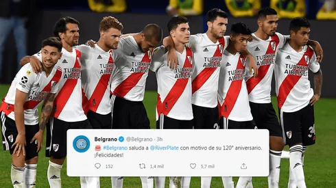 El tuit de Belgrano para River que se volvió viral