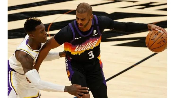 Chris Paul ante la marca de Dennis Schröder