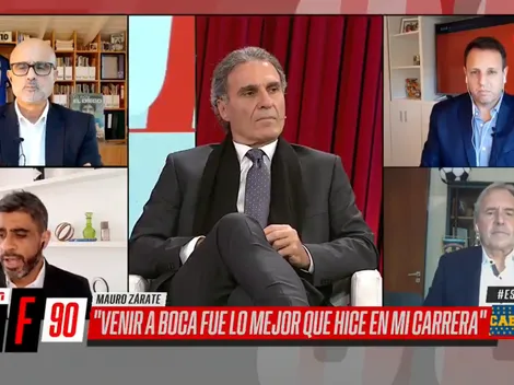 Video: estaban hablando de Mauro Zárate y él le mandó un mensaje en vivo a Bulos
