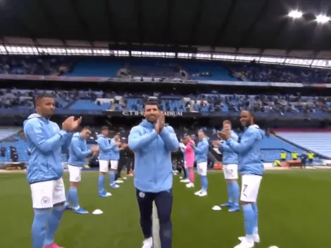 Hasta siempre, leyenda: el homenaje para Agüero antes de su último partido con el City
