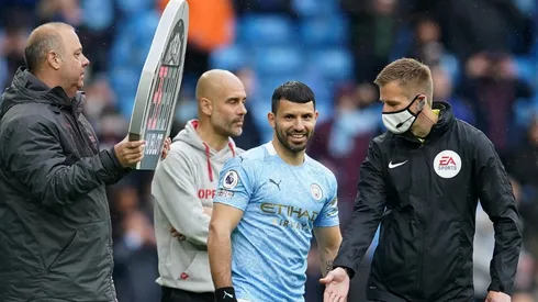 Video: así entró Agüero desde el banco a su último partido de Premier League