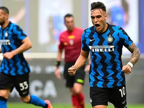 Lautaro Martínez dijo presente en la goleada del Inter