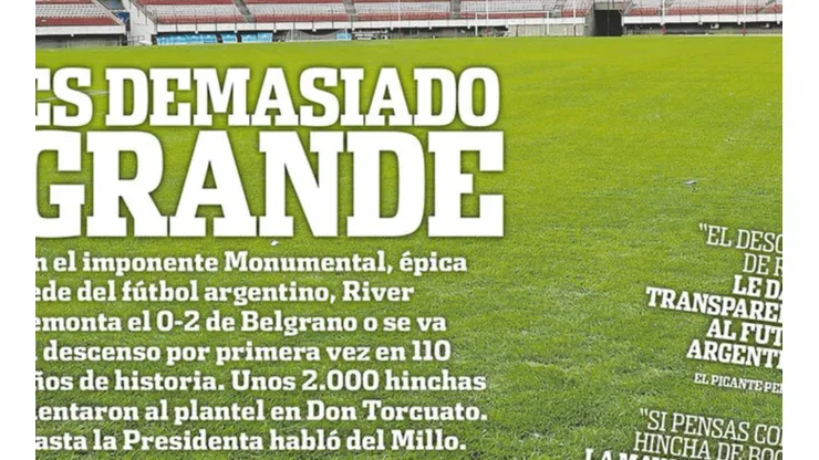 Foto: Olé