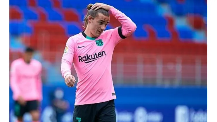 Griezmann, el autor del gol que dio el triunfo ante Eibar