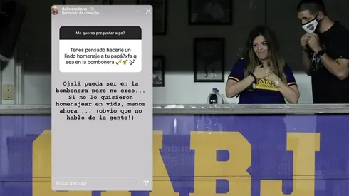 El palo de Dalma Maradona a la dirigencia de Boca en Instagram