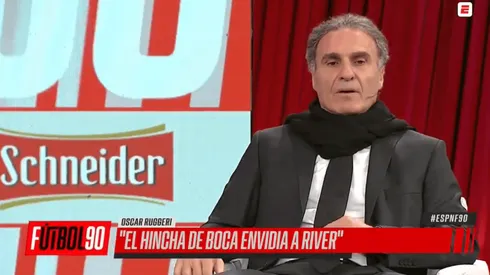 Ruggeri: "El hincha de Boca envidia a River"
