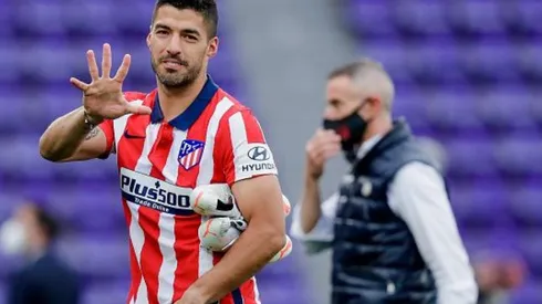 Lucho Suárez cerrando su primera temporada con el Aleti campeón