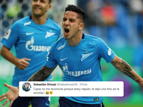 Sebastián Driussi domó a un hincha de Boca en Twitter: “Te dejo una foto”