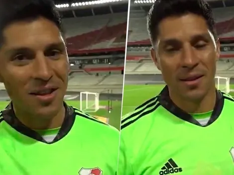 El video de Enzo Pérez hablándole a los hinchas cuando terminó el partido