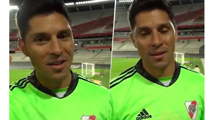 El video de Enzo Pérez hablándole a los hinchas cuando terminó el partido