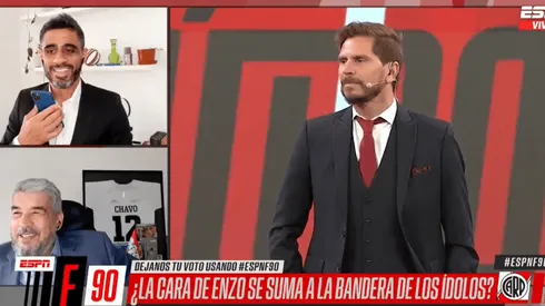 Enzo Pérez le mandó un audio a Bulos en vivo y Vignolo se asustó de lo lindo: "Vamos a la pausa"