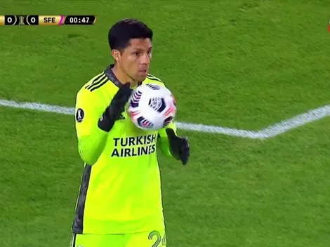 Video: así fue la primera atajada de Enzo Pérez como arquero de River