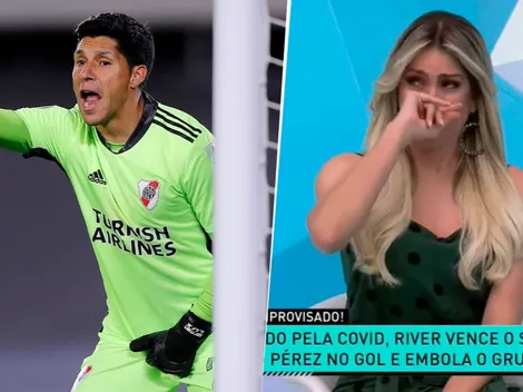 Video: una presentadora de Brasil se emocionó en vivo al hablar de Enzo Pérez