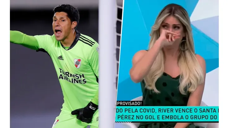 Video: una presentadora de Brasil se emocionó en vivo al hablar de Enzo Pérez