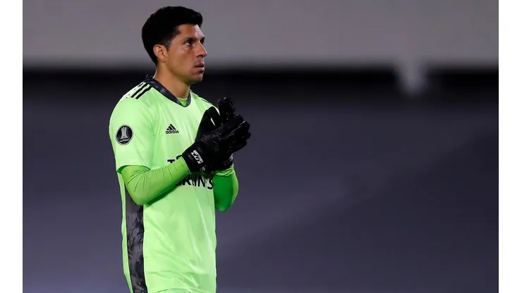 Enzo Pérez: el encargado del arco de River en un encuentro memorable