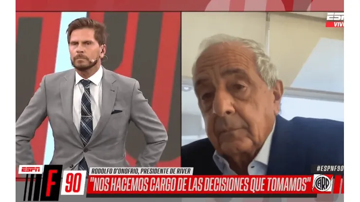 D'Onofrio en ESPN: derrota ante Boca y el no haber anotado 50 jugadores