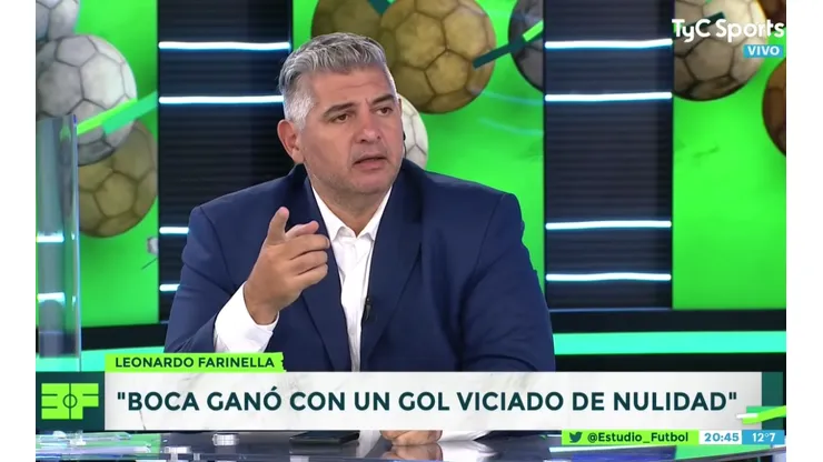 Farinella: "River no sale campeón del fútbol argentino porque le roban, viene siendo estafado"