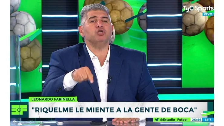 Farinella le dedicó un tuit a Boca y hasta la ligaron AFA y Conmebol