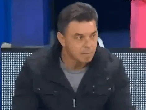 Video: la reacción de Gallardo cuando Cardona picó el penal