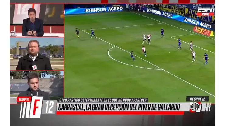 Mariano Closs, picante luego del Superclásico.