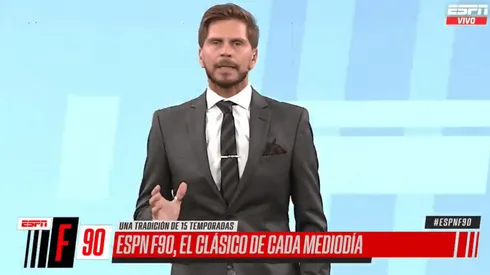 Sebastián Vignolo en la apertura de su programa.