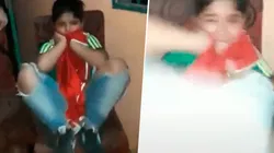 Video viral: su hermana de Boca lo estaba burlando y él le pegó una patada