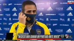 Carlos Izquierdoz luego del partido.