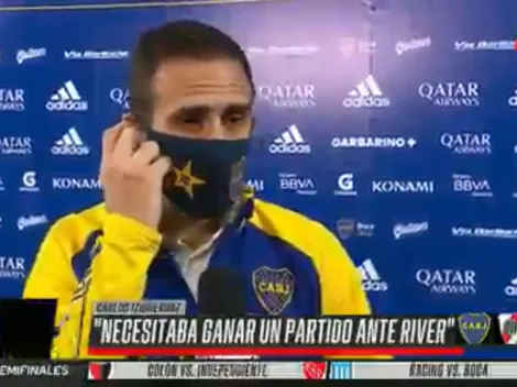 Izquierdoz se iba si erraba el penal: "No me bancaba una eliminación más"