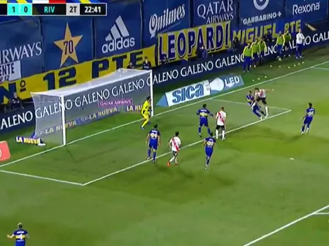 A Fabra le ganaron de arriba y Julián Álvarez se lo empató a Boca