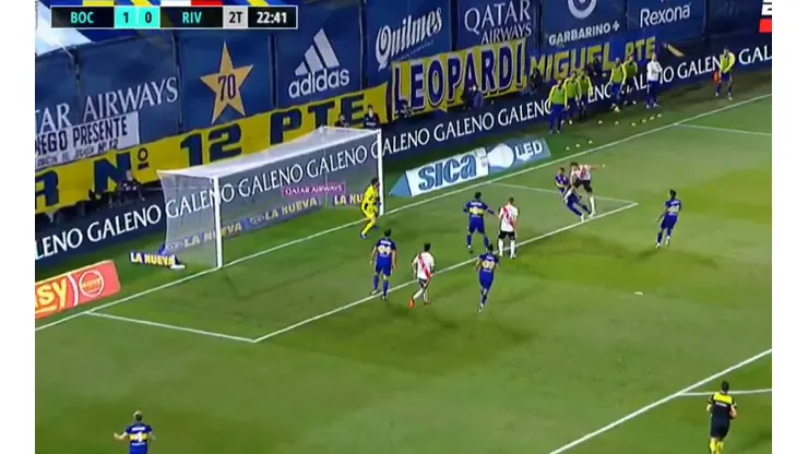 A Fabra le ganaron de arriba y Julián Álvarez se lo empató a Boca