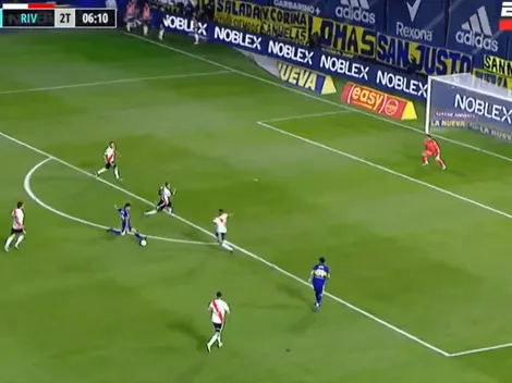 Video: gran tapada del debutante Díaz frente a Tevez para salvar a River