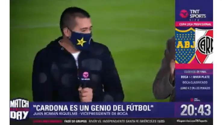 Las declaraciones de Juan Román Riquelme, contundentes.