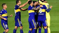 El festejo de Boca en la Bombonera.