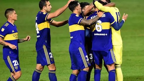 El festejo de Boca en la Bombonera.