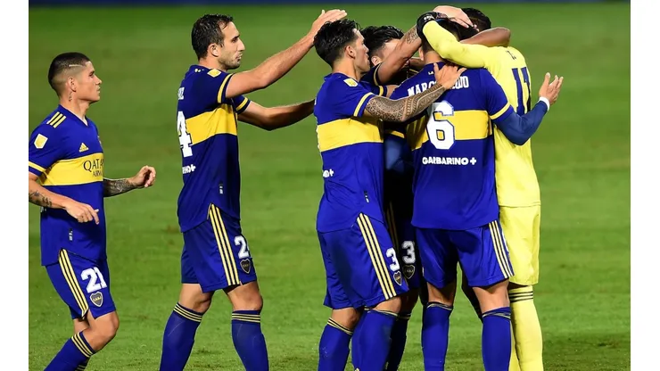 El festejo de Boca en la Bombonera.