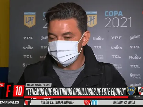 Gallardo, luego de la caída por penales: "Estoy muy orgulloso"