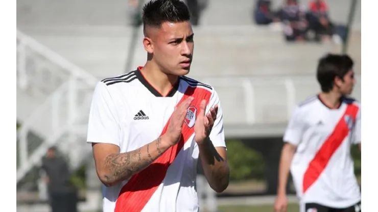 Tomás Lecanda, defensor de la Reserva de River.