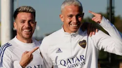 Las 3 fotos de la práctica de Boca que hicieron enojar a los hinchas