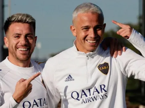 Las 3 fotos de la práctica de Boca que hicieron enojar a los hinchas